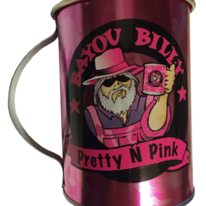 "Pink Camo" Tin Mug